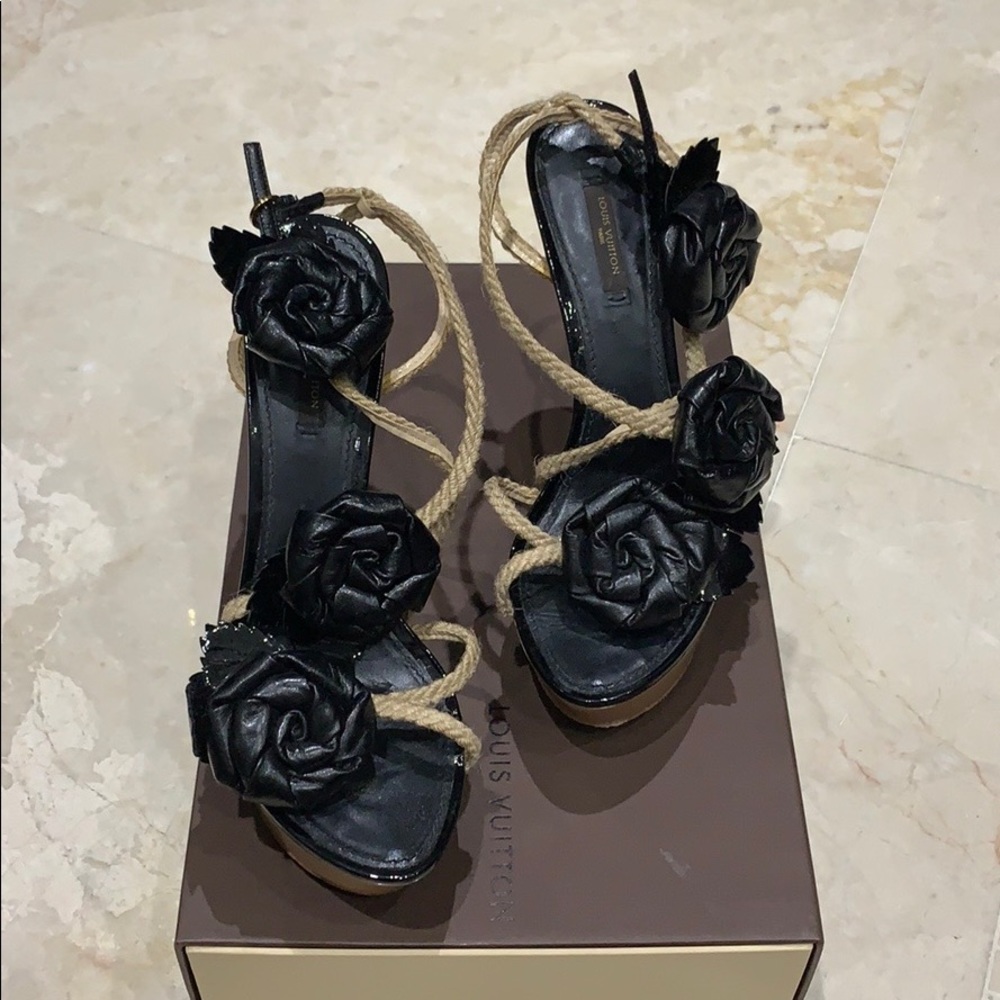 Louis Vuitton platform sandals